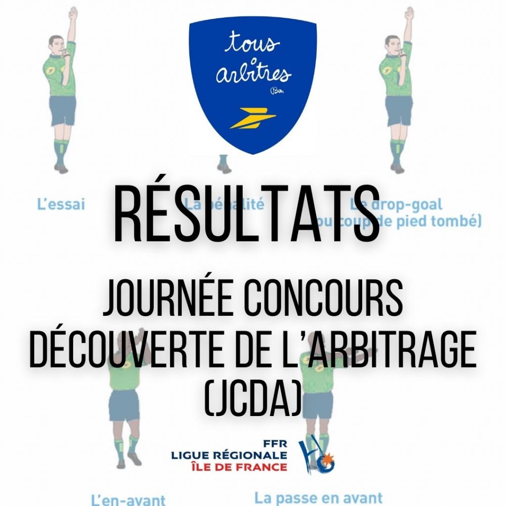 Résultats – Journée Concours Découverte de l’Arbitrage