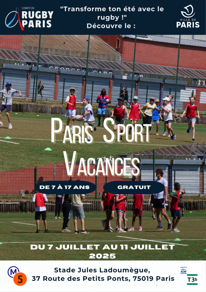 Un bel été sportif avec le Comité Départemental de Rugby de Paris !